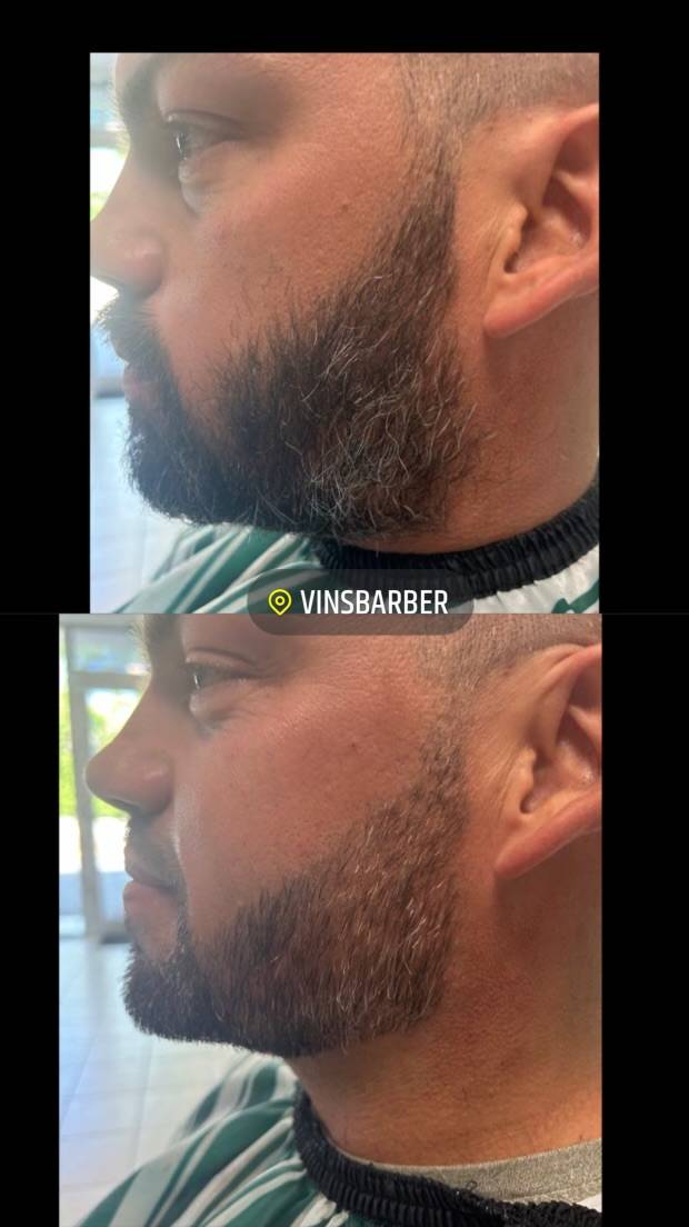 Taille de barbe homme